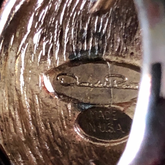 Oscar De La Renta Rose Gold Colored Statement Ring - Picture 2 of 8